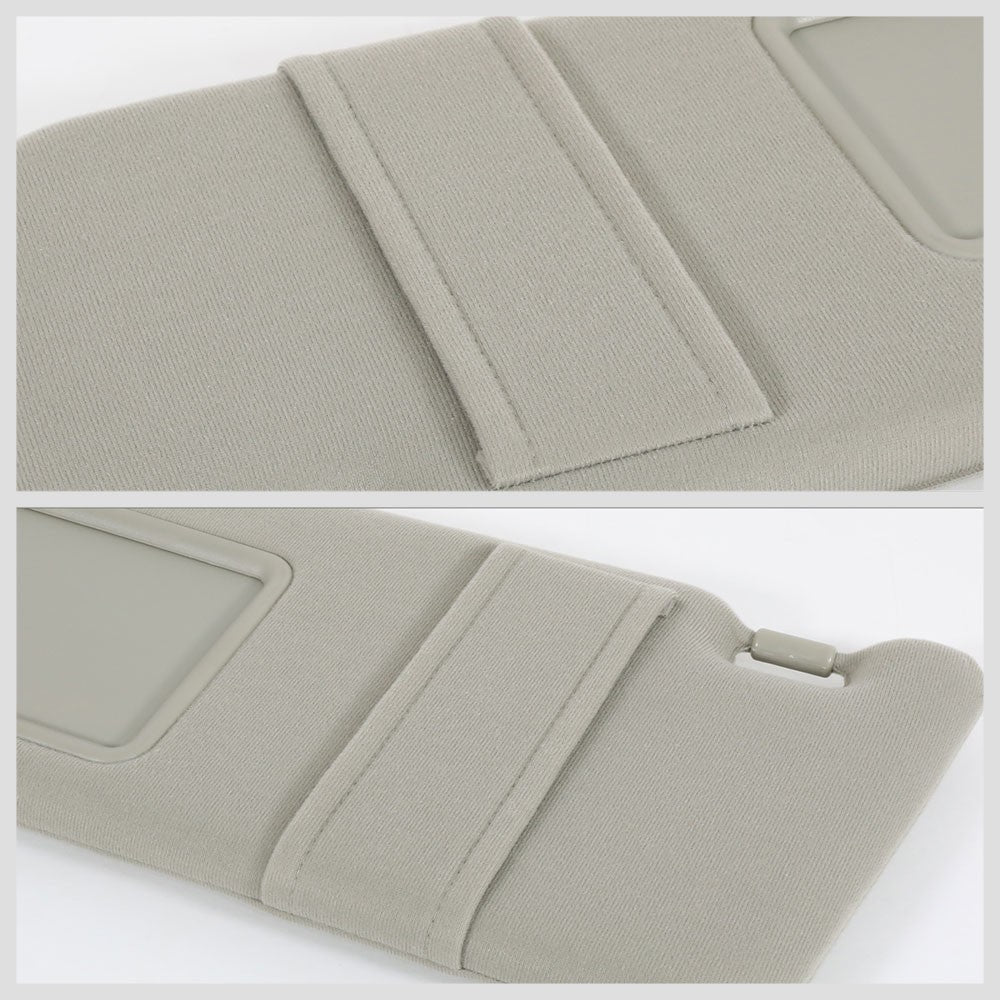 OE Style Left Driver Side Beige Sun Visor w/Vanity Light For 07-11 Toyota Camry