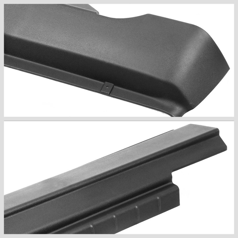 4PCS Black Crew Cab Rocker Panel & Sill Plate Cover For 09-22 Ram 1500 2500 3500