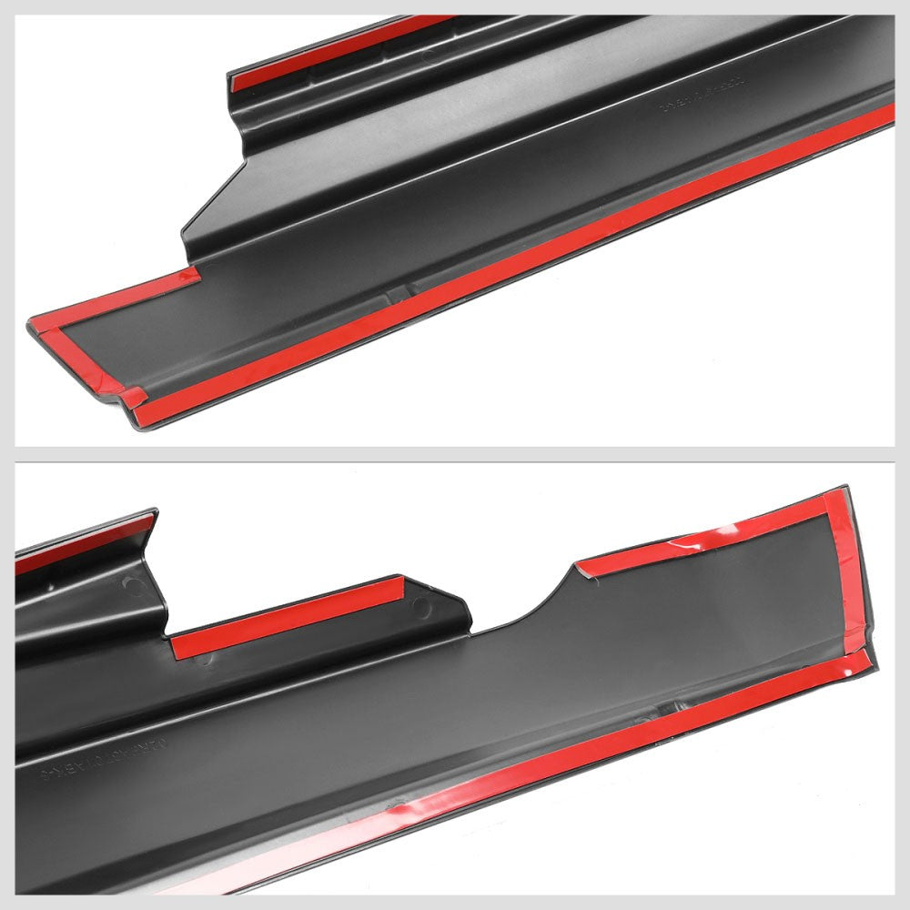 4PCS Black Crew Cab Rocker Panel & Sill Plate Cover For 09-22 Ram 1500 2500 3500