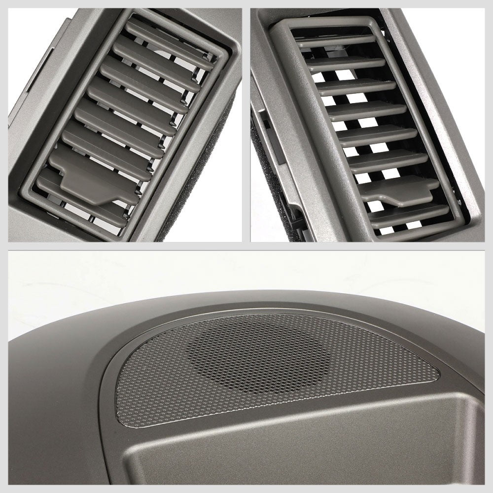 Front Grey Center Console Speaker Dash Bezel For 04-06 Nissan Titan Armada SE XE