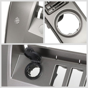 Front Grey Center Console Speaker Dash Bezel For 04-06 Nissan Titan Armada SE XE