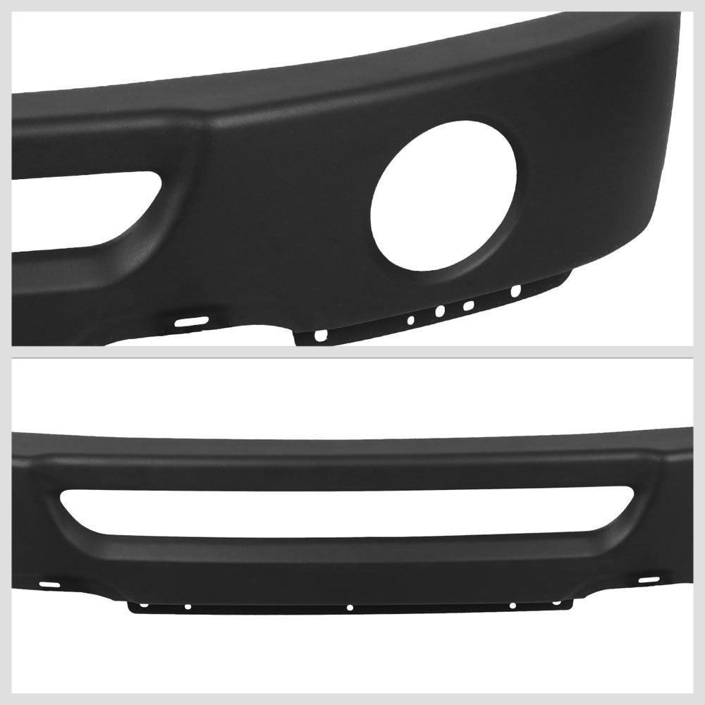 Black Steel OE Front Lower Bumper w/Fog Light Cutouts For 06-08 F-150/Mark LT