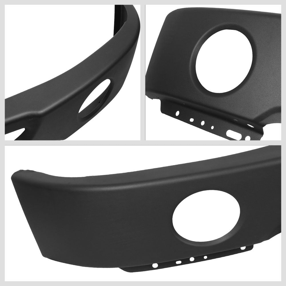 Black Steel OE Front Lower Bumper w/Fog Light Cutouts For 06-08 F-150/Mark LT