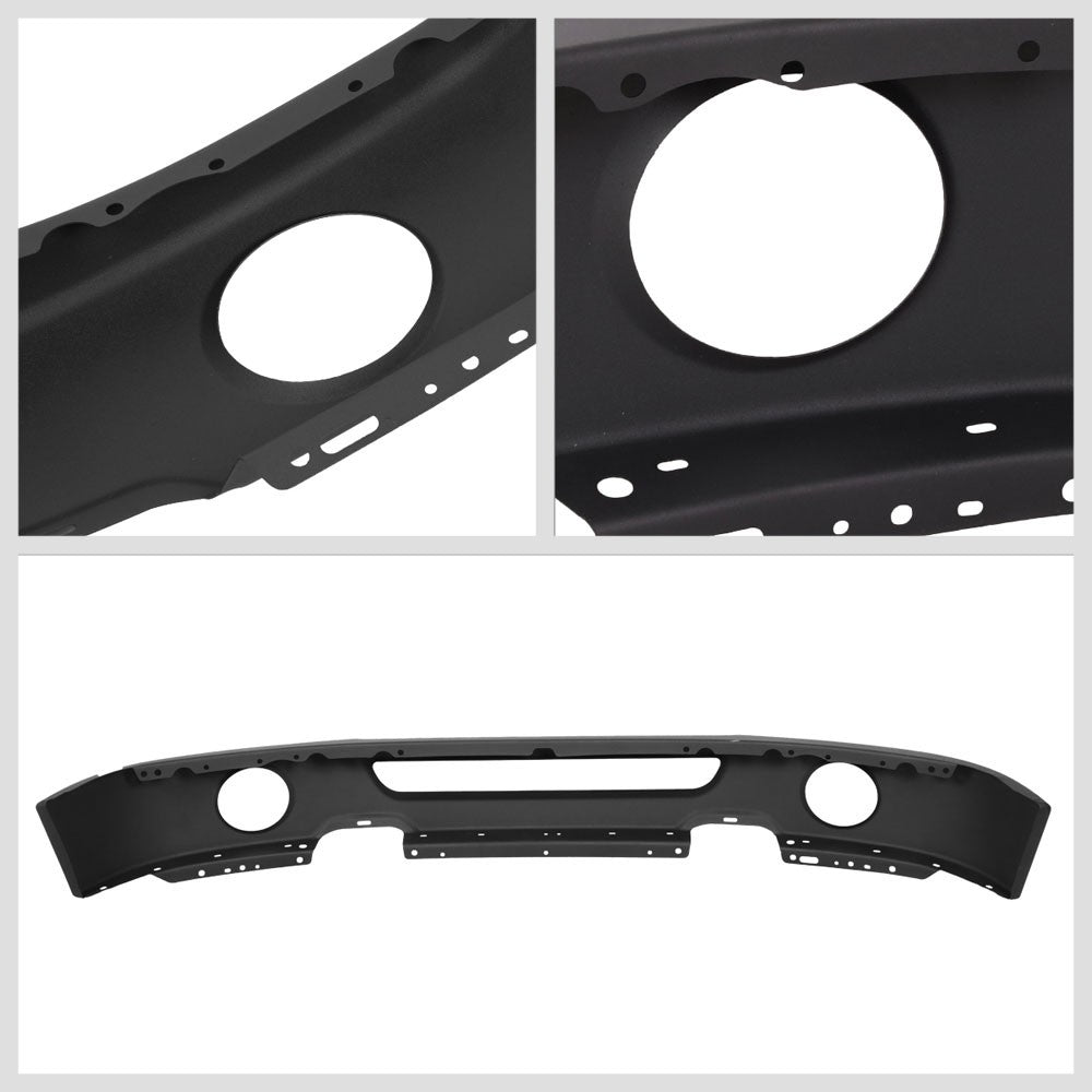 Black Steel OE Front Lower Bumper w/Fog Light Cutouts For 06-08 F-150/Mark LT