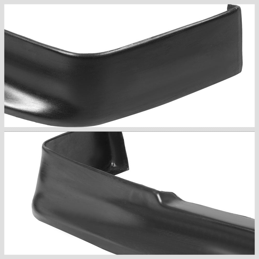 [Matte Black] Front Bumper Lip Guard Lower Body Kit For 88-91 Honda Civic USDM