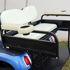 Tan Golf Cart Rear Seat Arm Rest Cup Holder For For EZ GO TXT/Yamaha PTV/ClubCar
