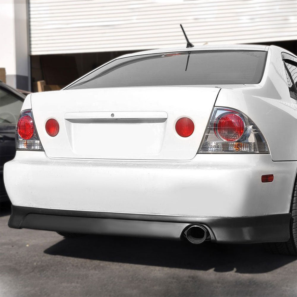 [Flat Black] TR-D Style Rear Bumper Lip Guard Body Kit For 01-05 Lexus IS300 4DR