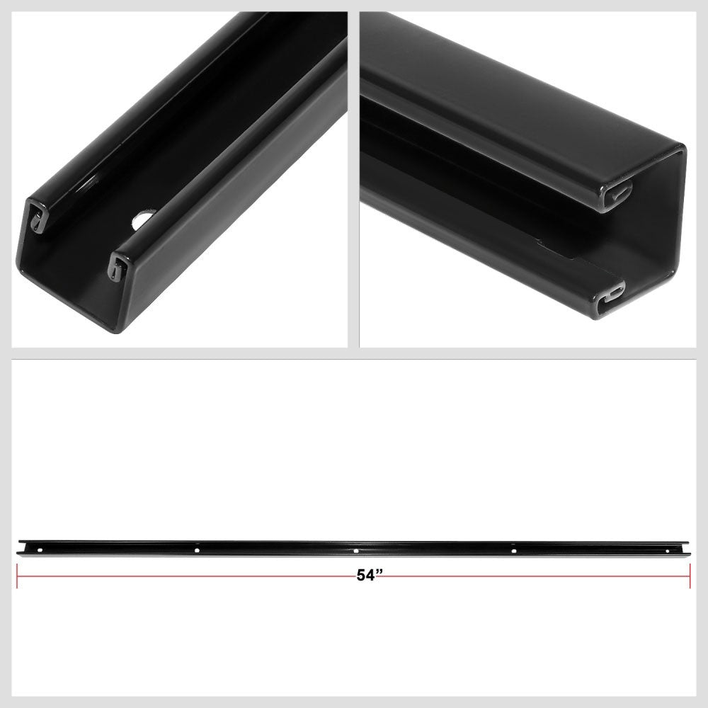 Black OE Style Rear Truck Bed Header Deck Rail For 16-22 Tacoma N300 3rd Gen