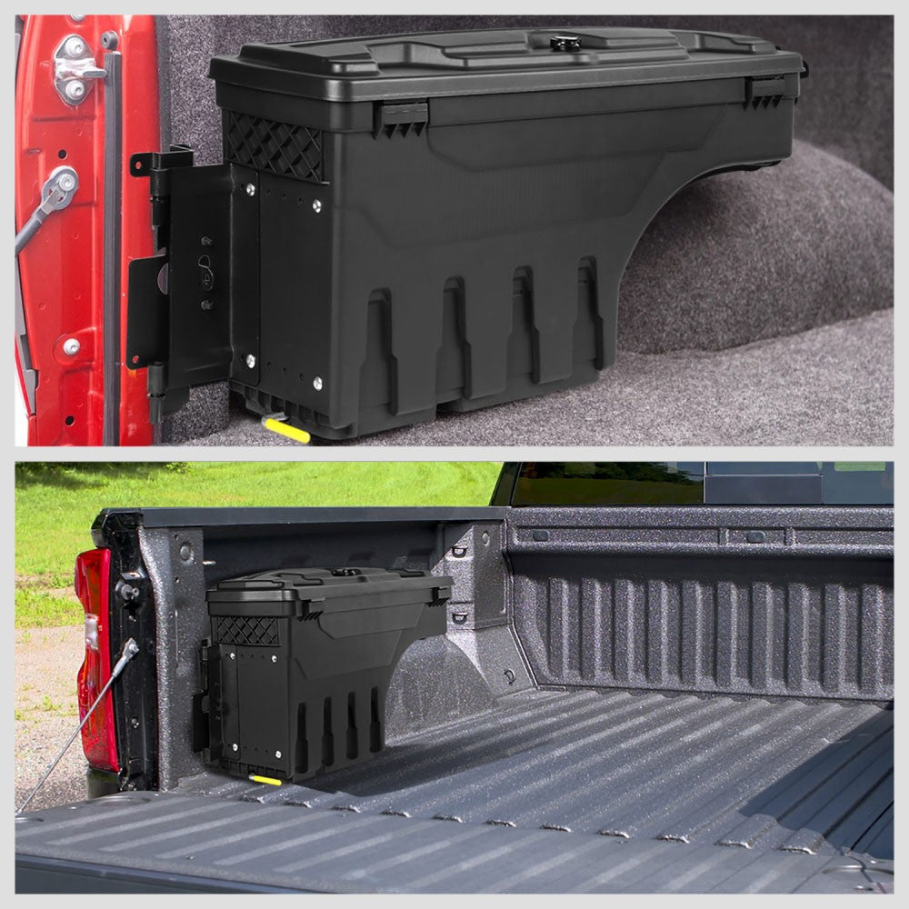 Drive Side (Left) Pickup Bed Wheel Well Tool Box Storage For 15+ Colorado/Canyon