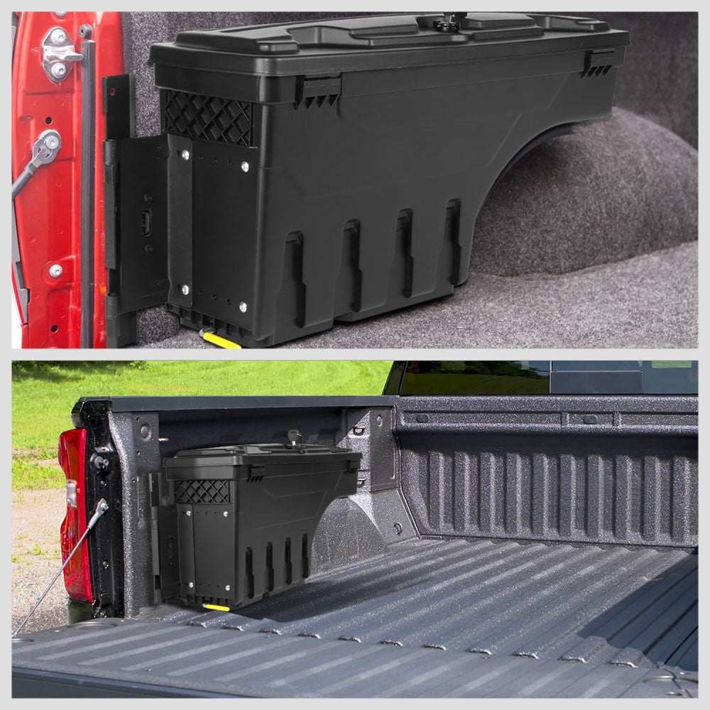 Drive Side (Left) Pickup Bed Wheel Well Tool Box For 17+ F250 F350 SD P558