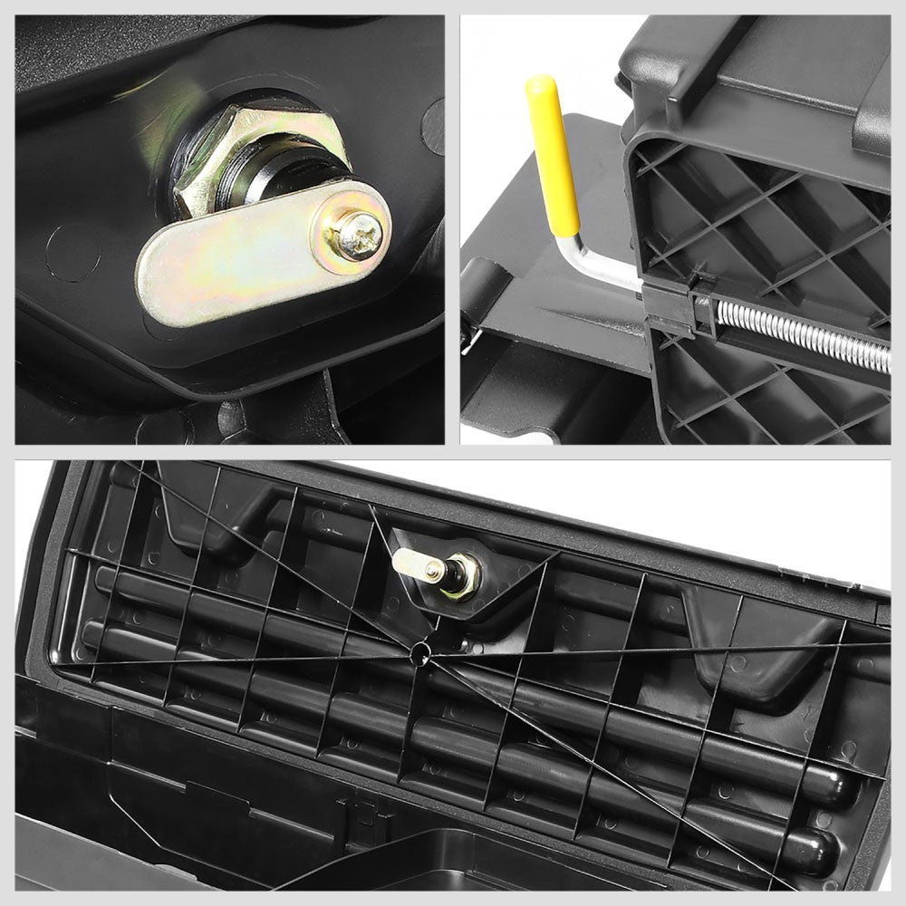 Drive Side (Left) Pickup Bed Wheel Well Tool Box Storage For 05+ Toyota Tacoma