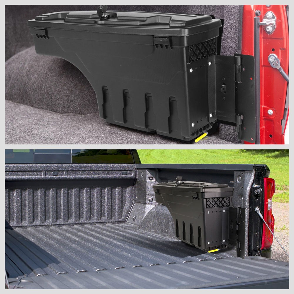 Passenger Side (Right) Pickup Bed Wheel Well Tool Box For 05+ Toyota Tacoma