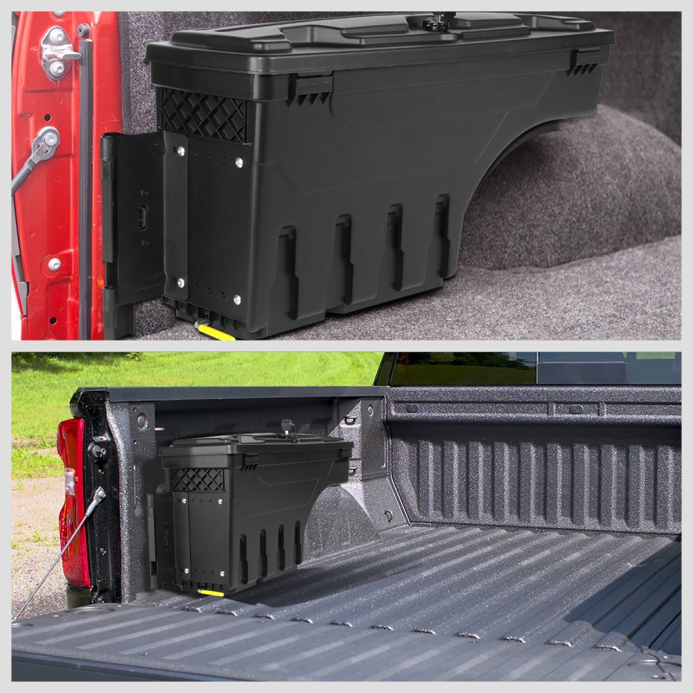 Drive Side (Left) Pickup Bed Wheel Well Tool Box Storage For 07-21 Tundra XK50