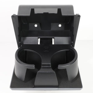 Black/Gray Front Center Dashboard Cup Holder Insert For 08-16 Ford Super Duty