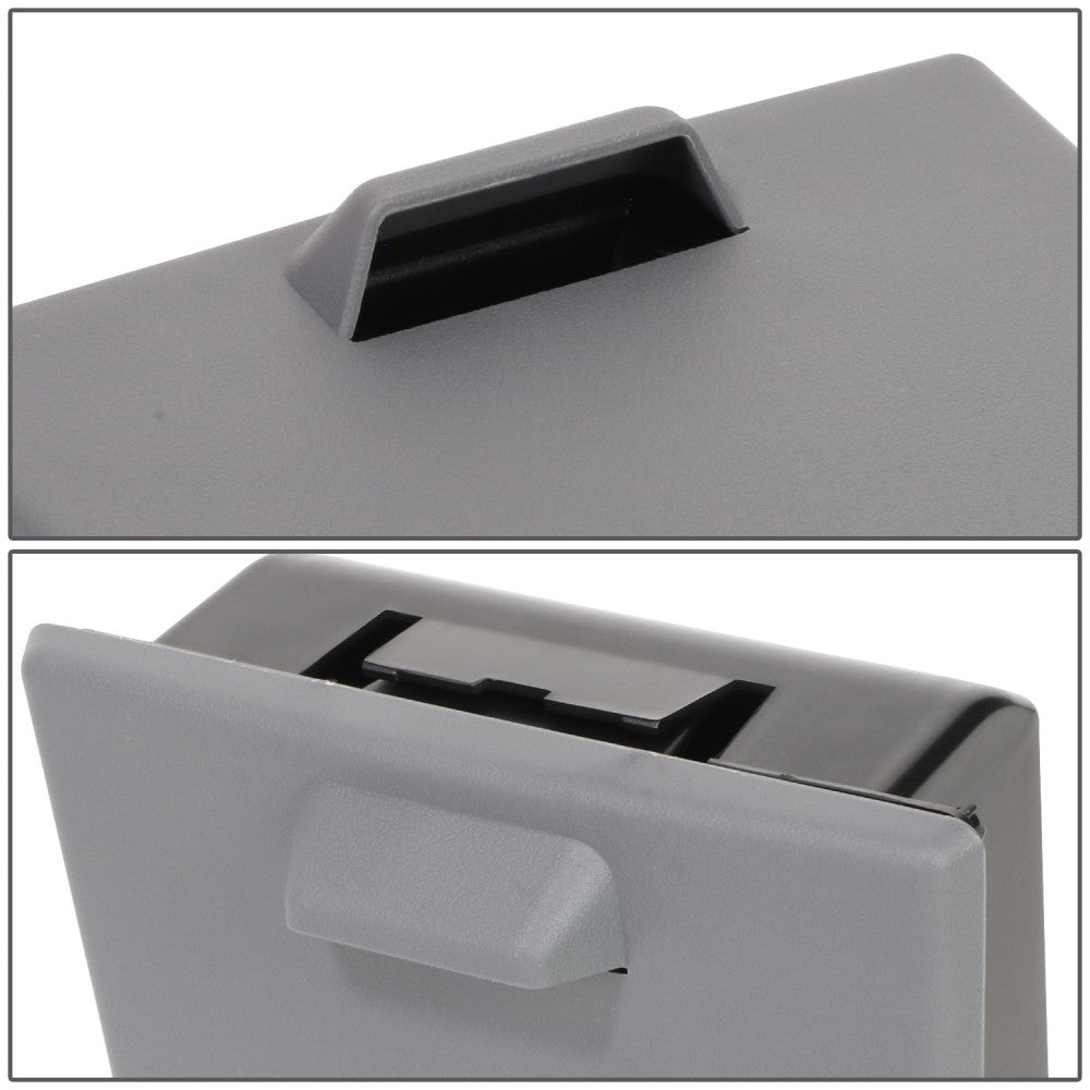 Black/Gray Front Center Dashboard Cup Holder Insert For 08-16 Ford Super Duty