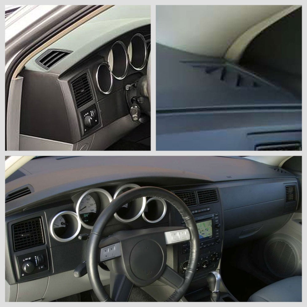Front Black Factory Style Dashboard Side Air Vent For 05-07 Charger 300 Magnum
