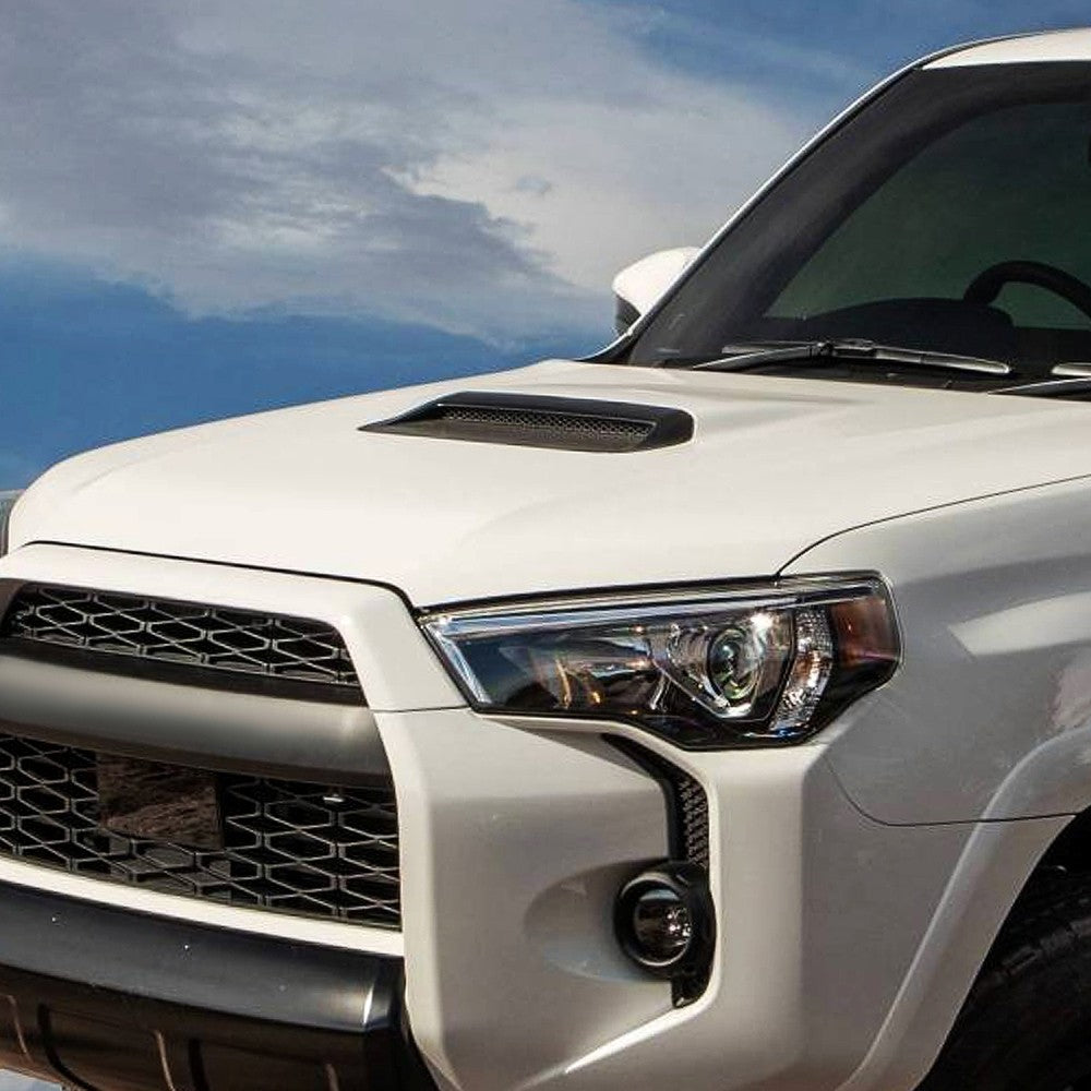 Black Front Factory Style Hood Scoop Replacement For 10-22 4Runner/12-15 Tacoma