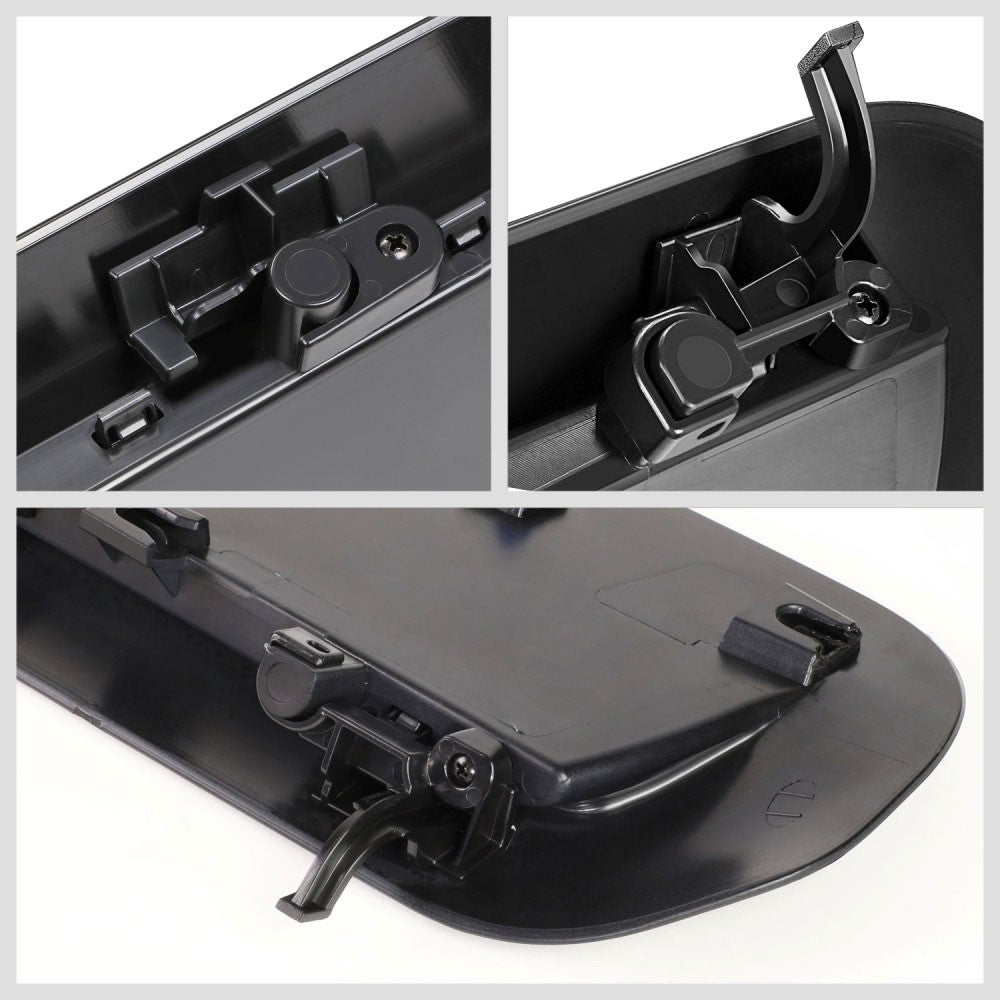 Black Front Factory Style Hood Scoop Replacement For 10-22 4Runner/12-15 Tacoma