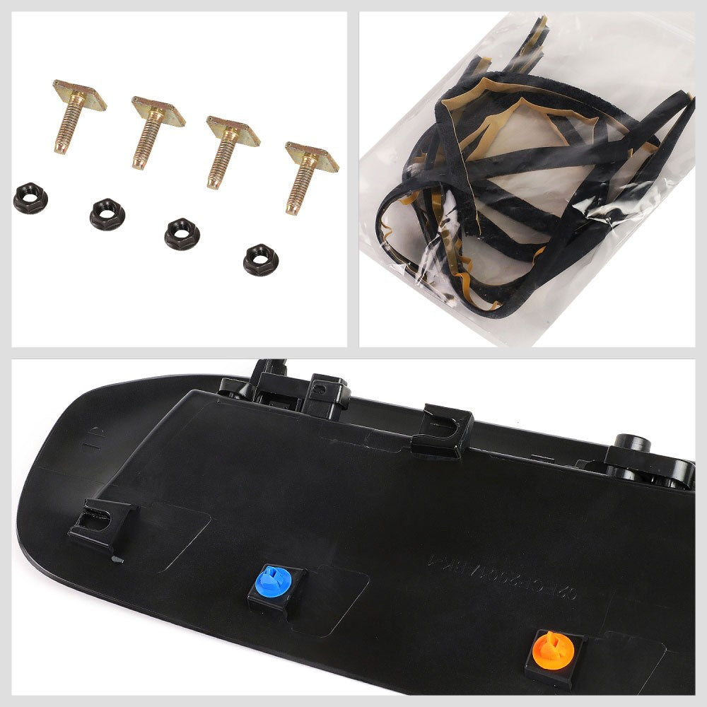 Black Front Factory Style Hood Scoop Replacement For 10-22 4Runner/12-15 Tacoma