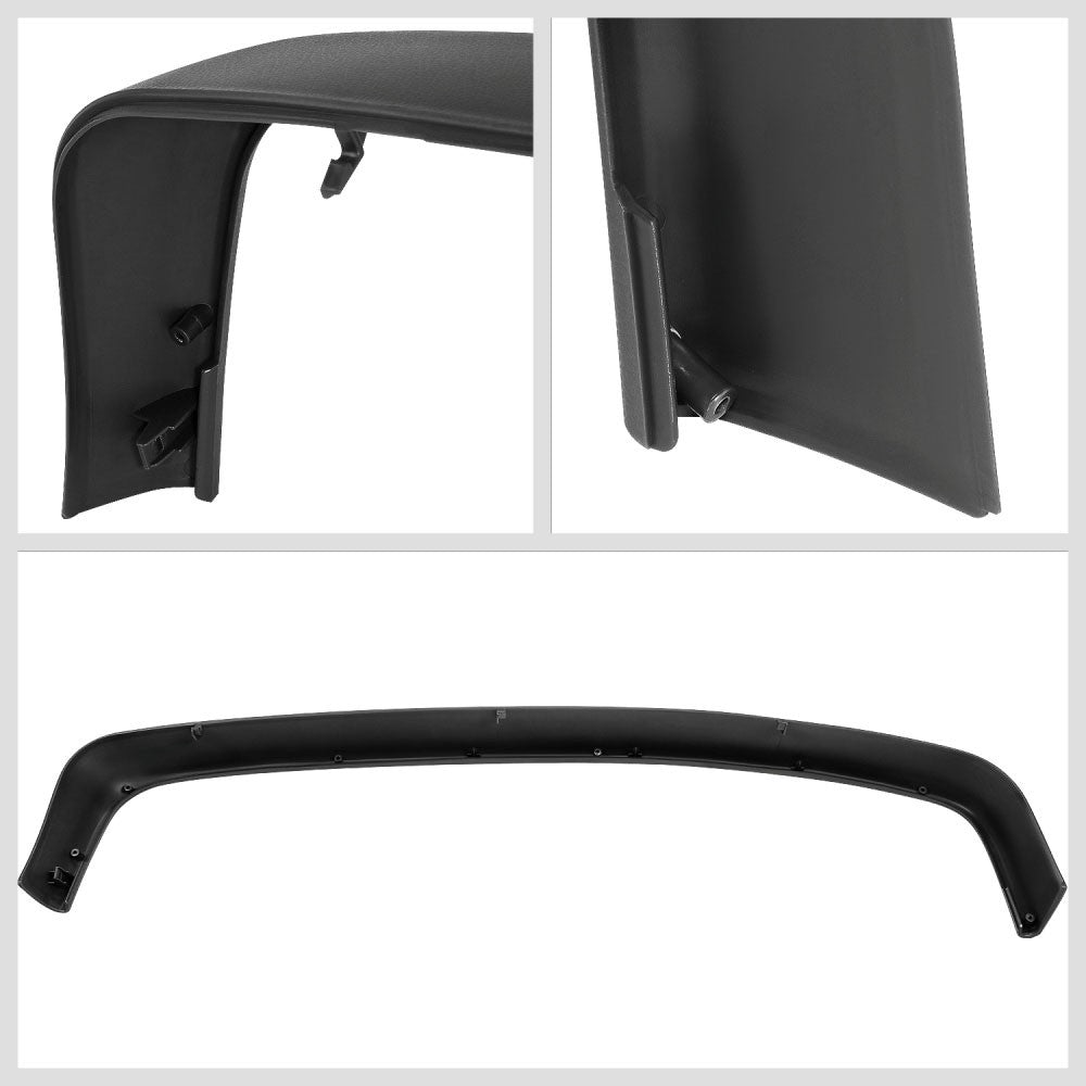 Front Black Gauge Instrument Panel Bezel Trim Dashboard Cover For 89-95 Pickup
