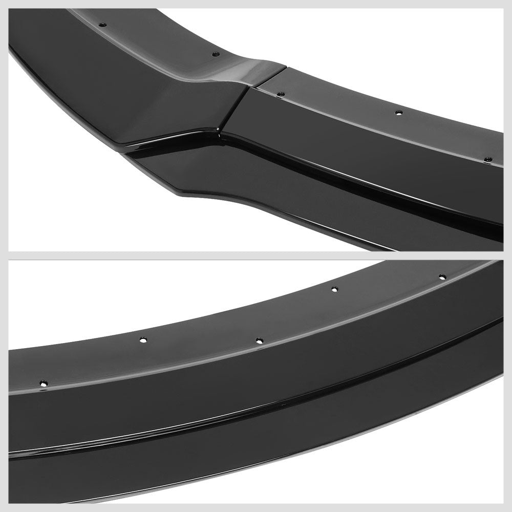 [Painted Gloss Black] Front Bumper Lip Guard V2 For 15-20 Dodge Charger SRT LD