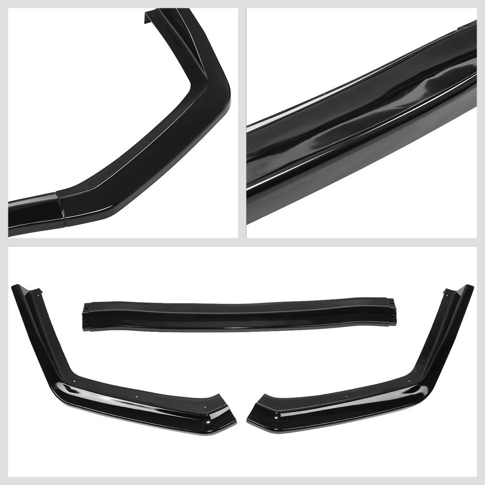 [Painted Gloss Black] CS-Style Front Bumper Lip Guard For 15-20 Subaru WRX STI