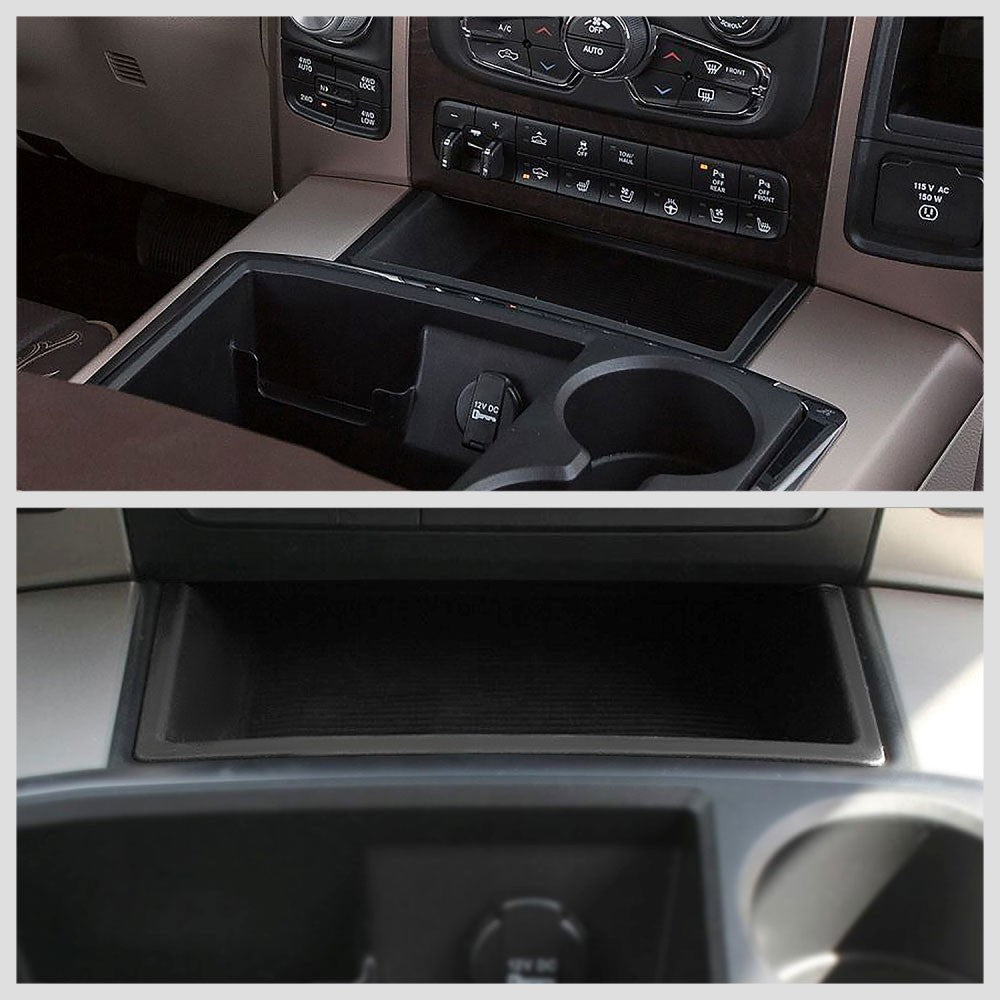 Front Black OE Style Center Console Mat Pad Replacement For 15-19 Ram 1500 2500