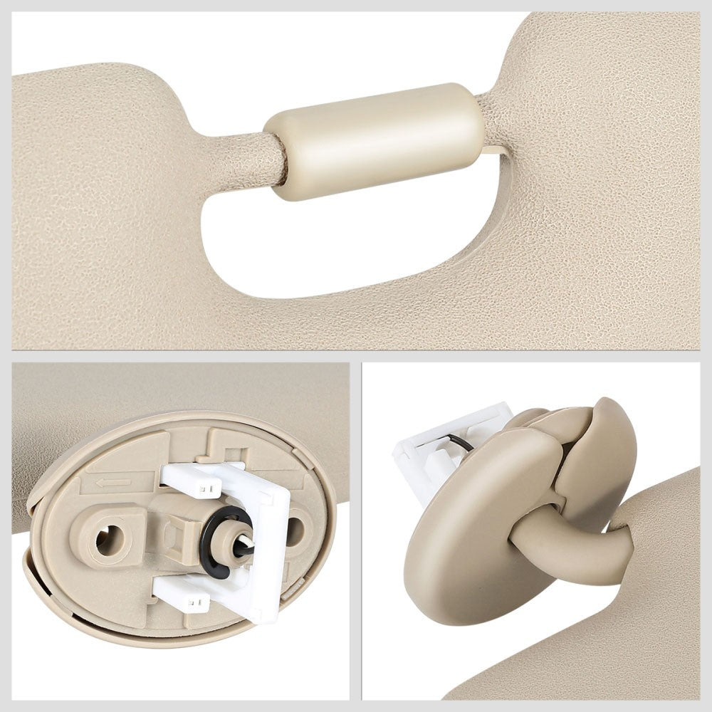 Beige Drive Side (Left) OE Sun Visor Sunshade For 08-13 Highlander (w/Visor Extension)