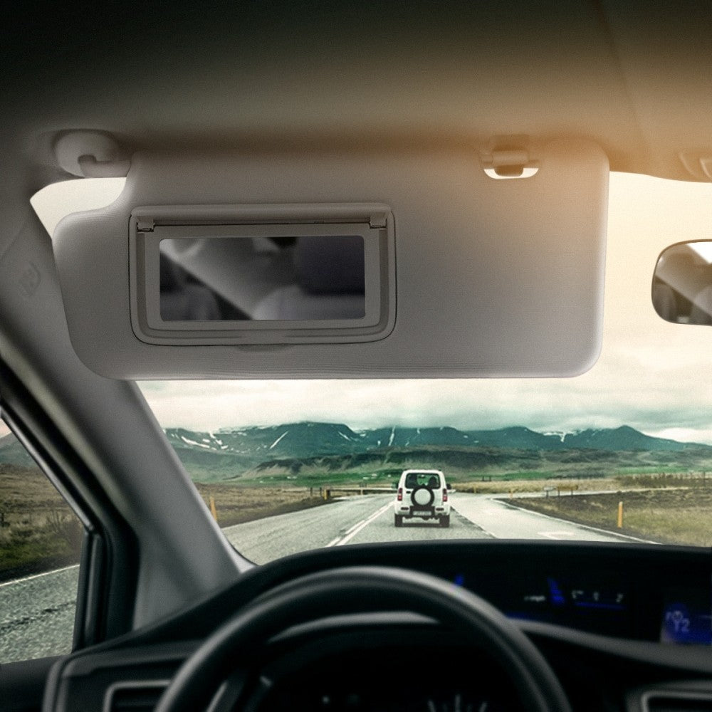 Gray Drive Side (Left) OE Style Sun Visor Sunshade For 12-15 Honda Civic