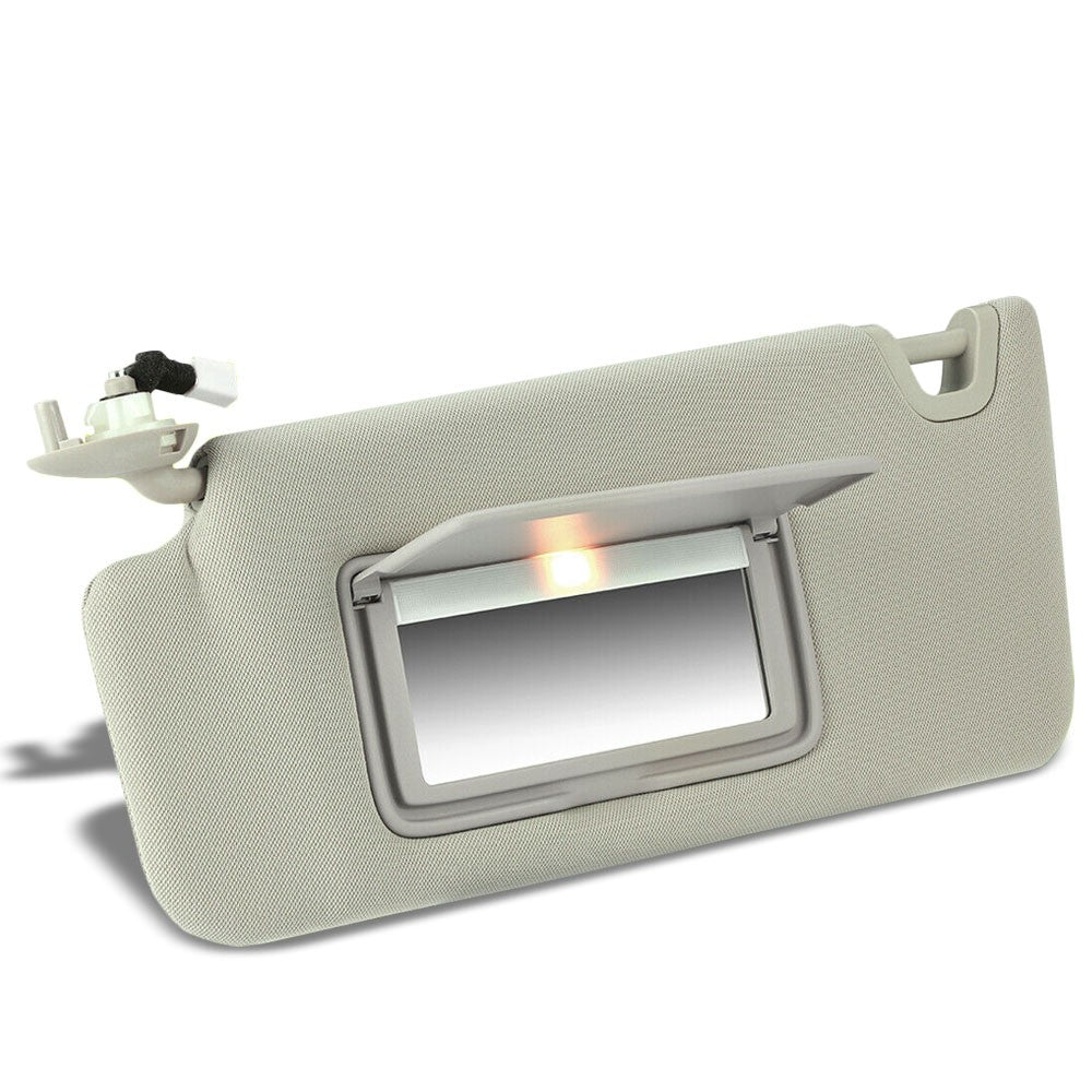 Gray Drive Side (Left) Sun Visor Sunshade 08-10 Accord/10-11 Crosstour BFC-SVR-TY-0250