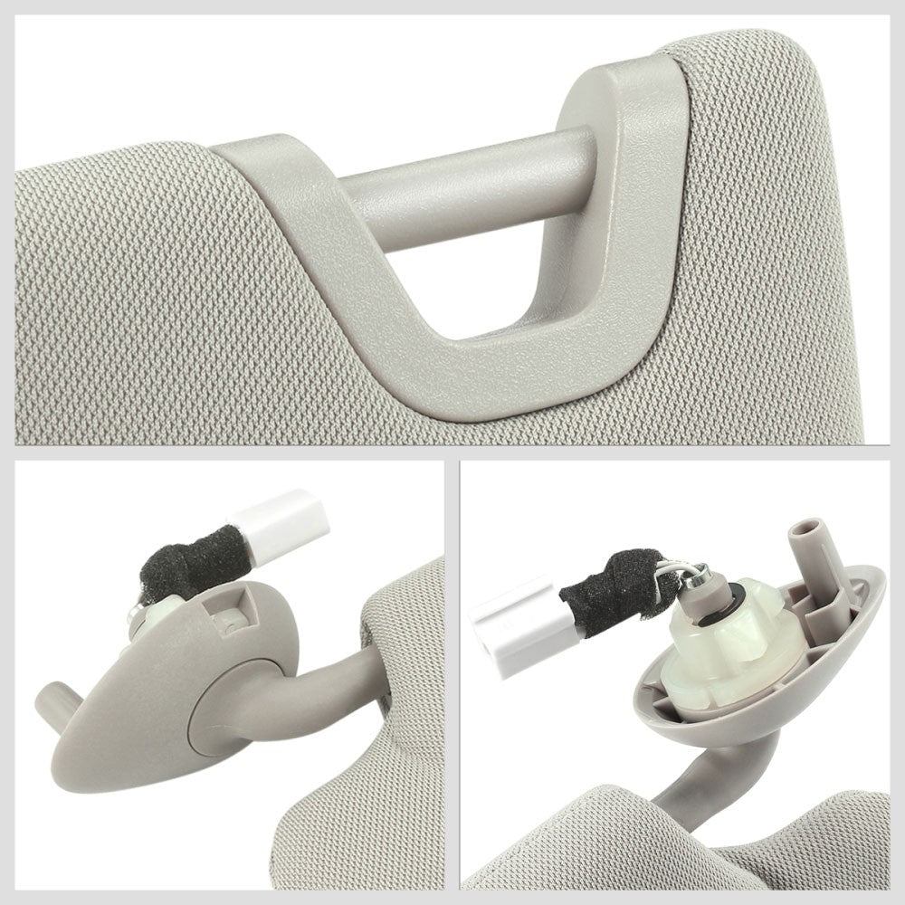 Gray Drive Side (Left) OE Sun Visor Sunshade For 08-10 Accord/10-11 Crosstour