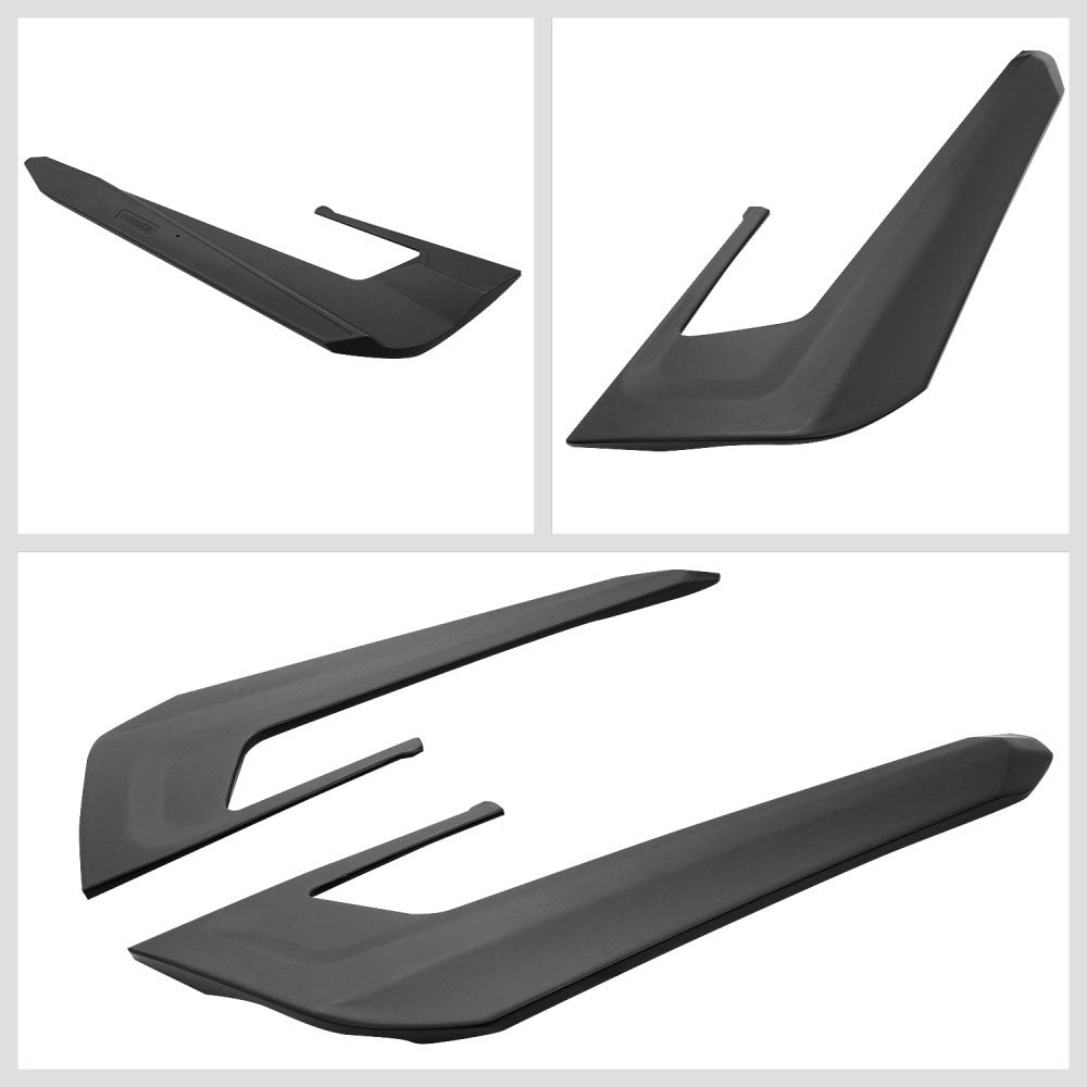 Black Matte 3PC Style Spoiler with Side Panel Body Kit 17+ Tesla Model 3 BFC-RESPL-TY-0258
