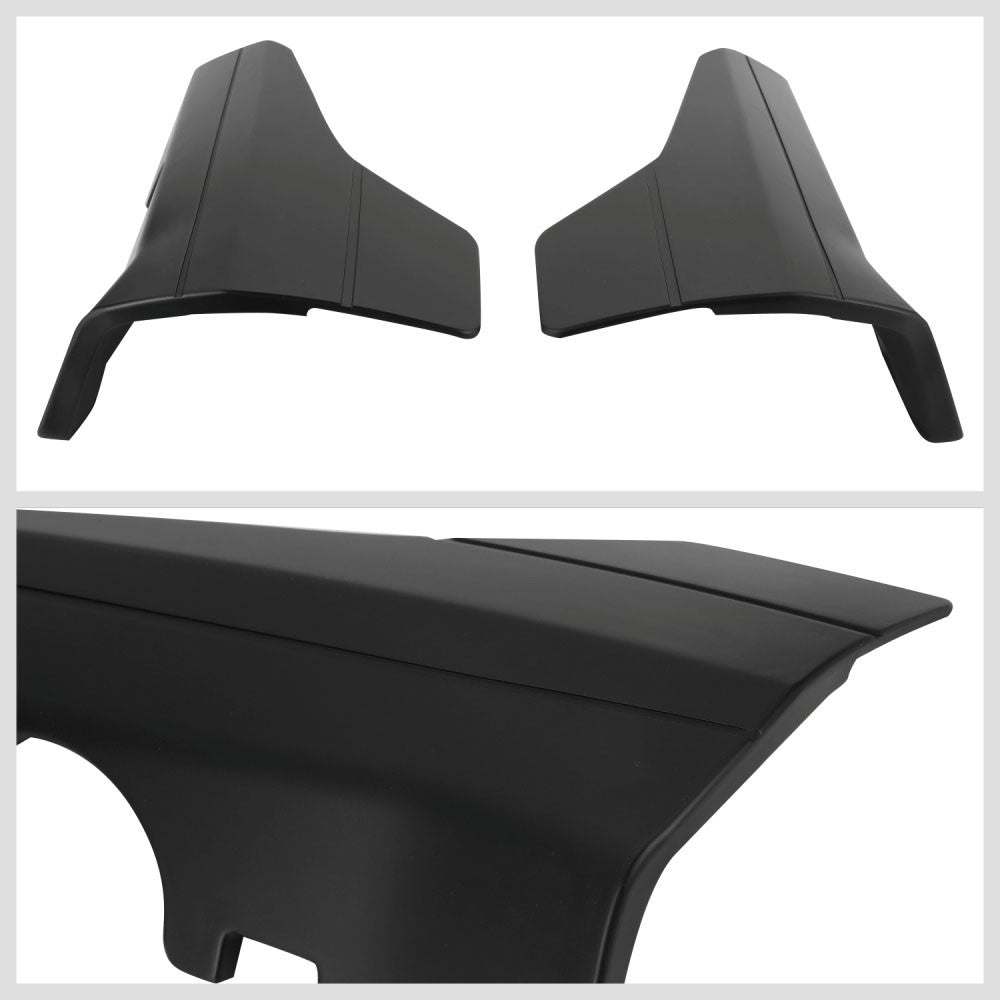 Rear Left+Right Black Matte Door Side Skirt Panel Splitter 17+ Tesla Model 3 BFC-SDSK-TY-0259