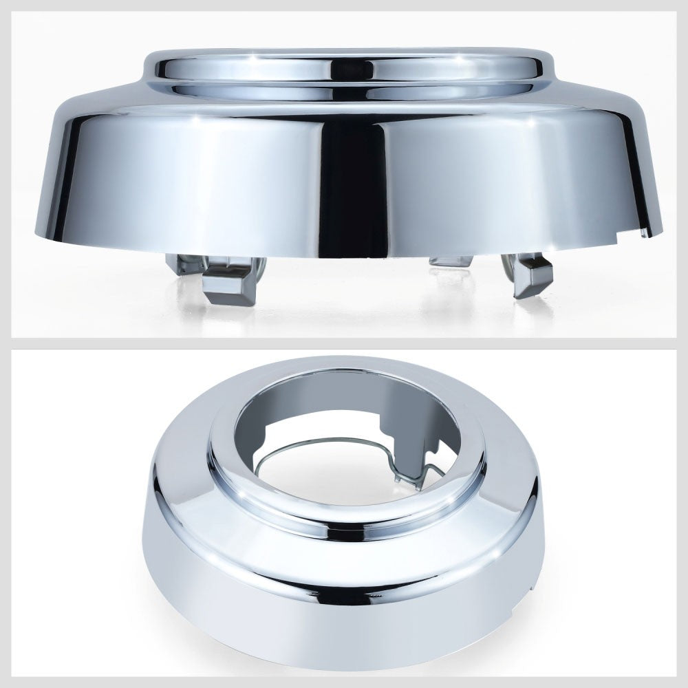 2x Push-On Factory Style Chrome Wheel Rim Cap 8"x2.5" 95+ Ford E-Series 16x7 BFC-WRC-TY-0263