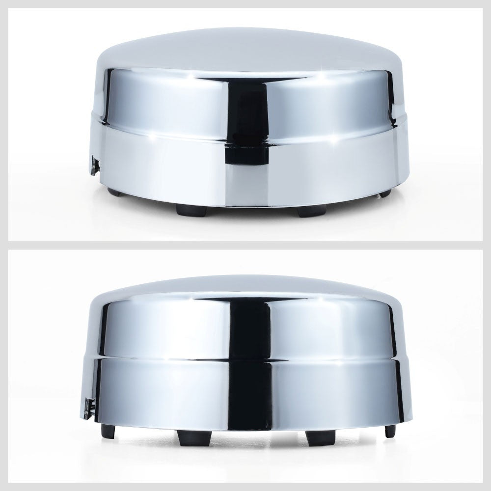 2x Push-On Badgeless Style Chrome Wheel Rim Cap 8.75"x3.25" 03-18 Ram 3500 BFC-WRC-TY-0264