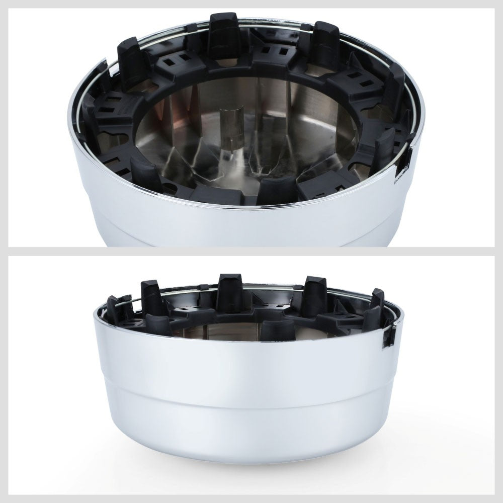 2x Push-On Badgeless Style Chrome Wheel Rim Cap 8.75"x3.25" 03-18 Ram 3500 BFC-WRC-TY-0264