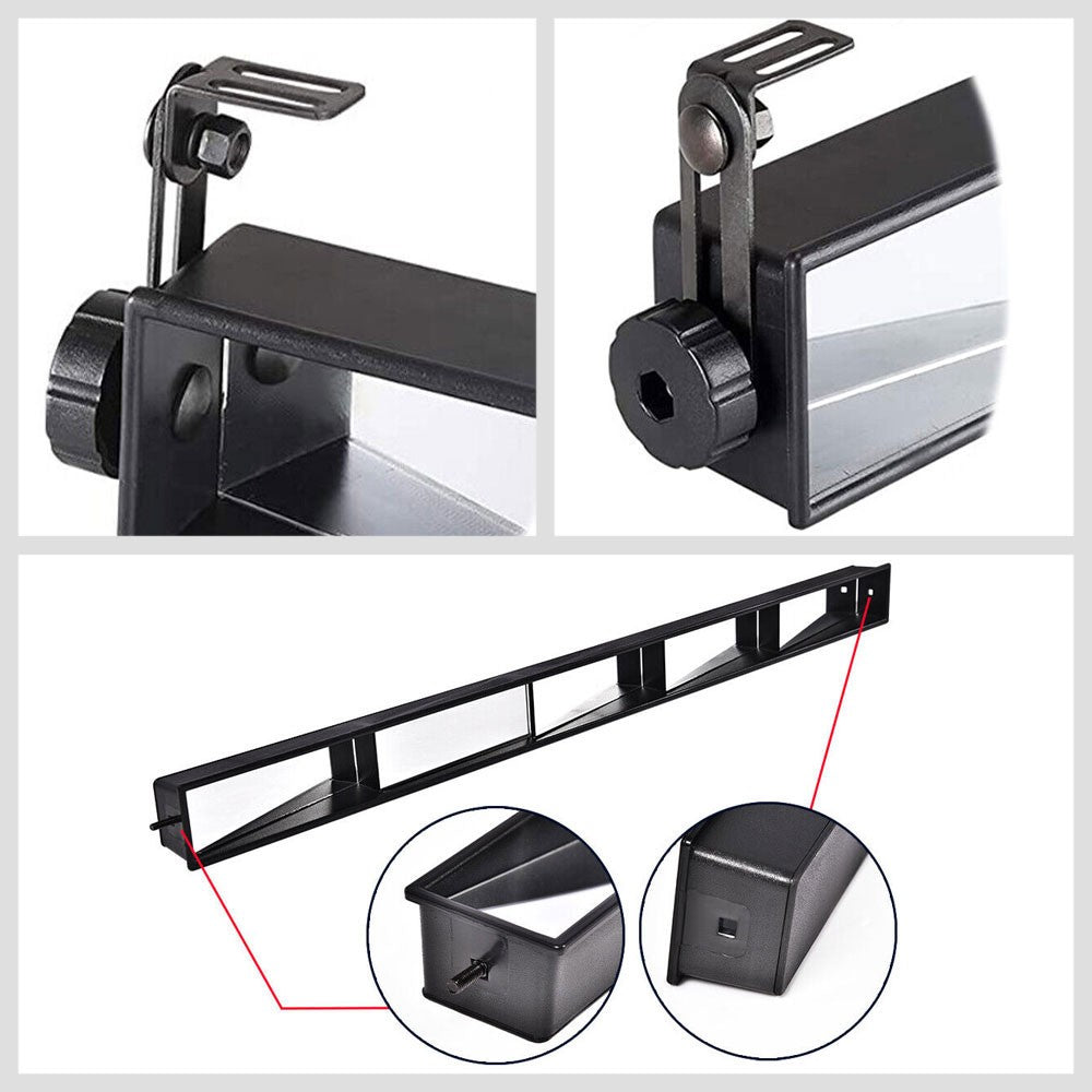 2x Golf Cart 5-Panel Wink Rear View Mirror Club Car EZGO Precedent Yamaha BFC-RVM-TY-0271