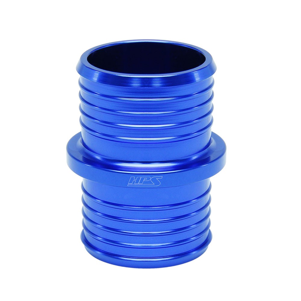 HPS 7/8" (22mm) Blue Billet 6061 Aluminum Joiner Hose Union Connector