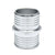 HPS 1" (25mm) Silver Billet 6061 Aluminum Joiner Hose Union Connector