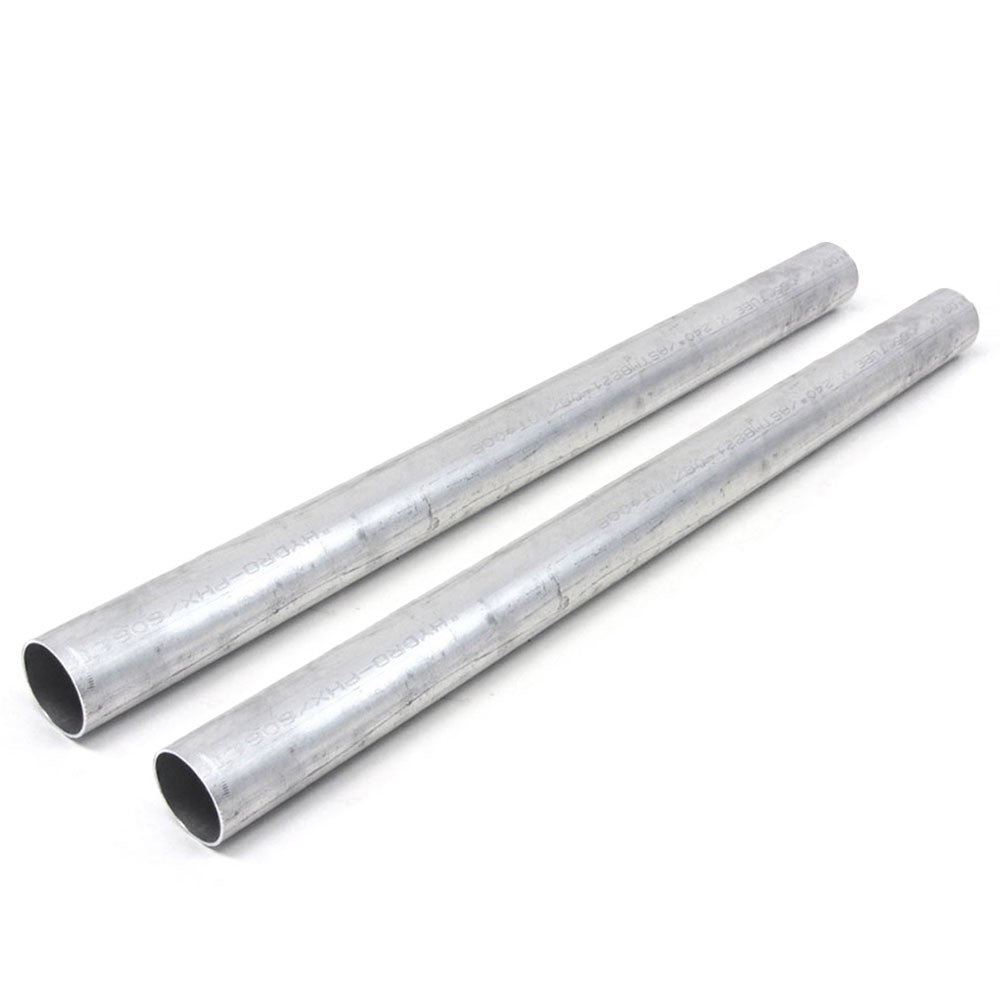 HPS 2PCS Aluminum Straight Tubing 1&quot; (25mm) OD 2&#39; Length 16 Gauge AST-2F-100-URQTY-2