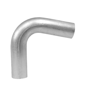 HPS 3.5" OD 110 Degree Bend 6061 Aluminum Elbow Pipe 16 Gauge w/ 5-5/8" CLR