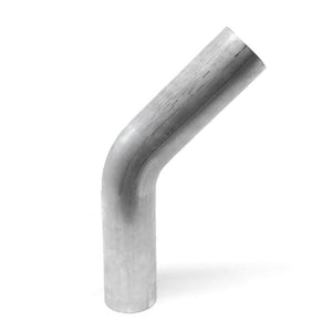 HPS 3.25" (83mm)
 OD 45 Degree Bend 16 Gauge Aluminum Tubing Elbow Pipe 3.50" CLR-Universal Tube-BuildFastCar-AT45-325-CLR-35