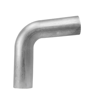 HPS 3.5" OD 80 Degree Bend 6061 Aluminum Elbow Pipe 16 Gauge w/ 5-5/8" CLR