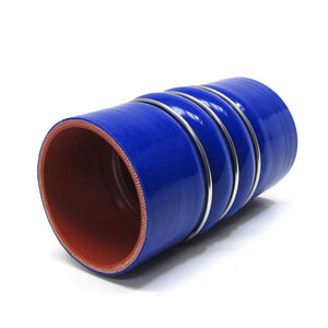 HPS 5" (127mm) Blue 4-ply Silicone Charge Air Cooler CAC Coupler Hose 7"-Performance-BuildFastCar