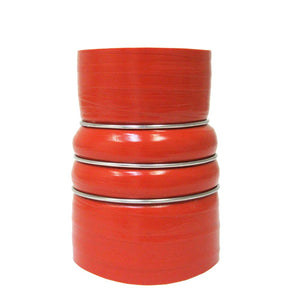 HPS Orange 3" - 3.25" 4-ply Silicone Charge Air Cooler CAC Coupler Hose 6"-Performance-BuildFastCar