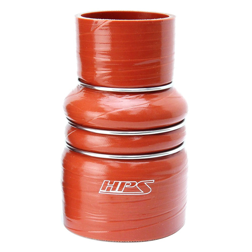 HPS 2" - 2.5" (51mm - 63mm) 6" L 4-Ply Aramid CAC Hose Hot Side Orange CAC-200-250-HOT