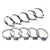 10x HPS 1-1/16"-1-1/2" (26mm - 38mm) Stainless Steel Embossed Hose Clamps SAE 16-Performance-BuildFastCar