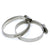 2x HPS 2" - 3" (51mm - 76mm) Stainless Steel Embossed Hose Clamps SAE 40-Performance-BuildFastCar