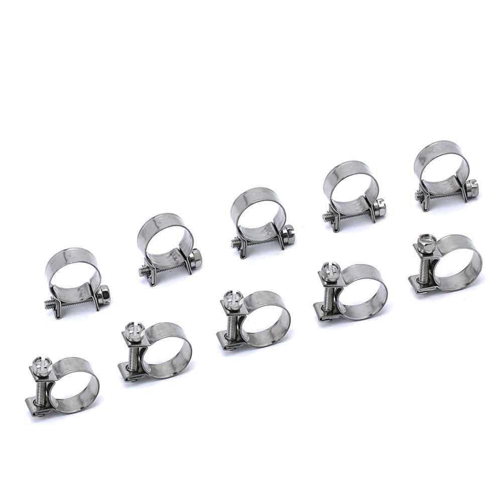 10X HPS Stainless Steel Fuel Injection Hose Clamp FIC-10 FIC-11 FIC-12 FIC-13 FIC-14 FIC-15 FIC-16