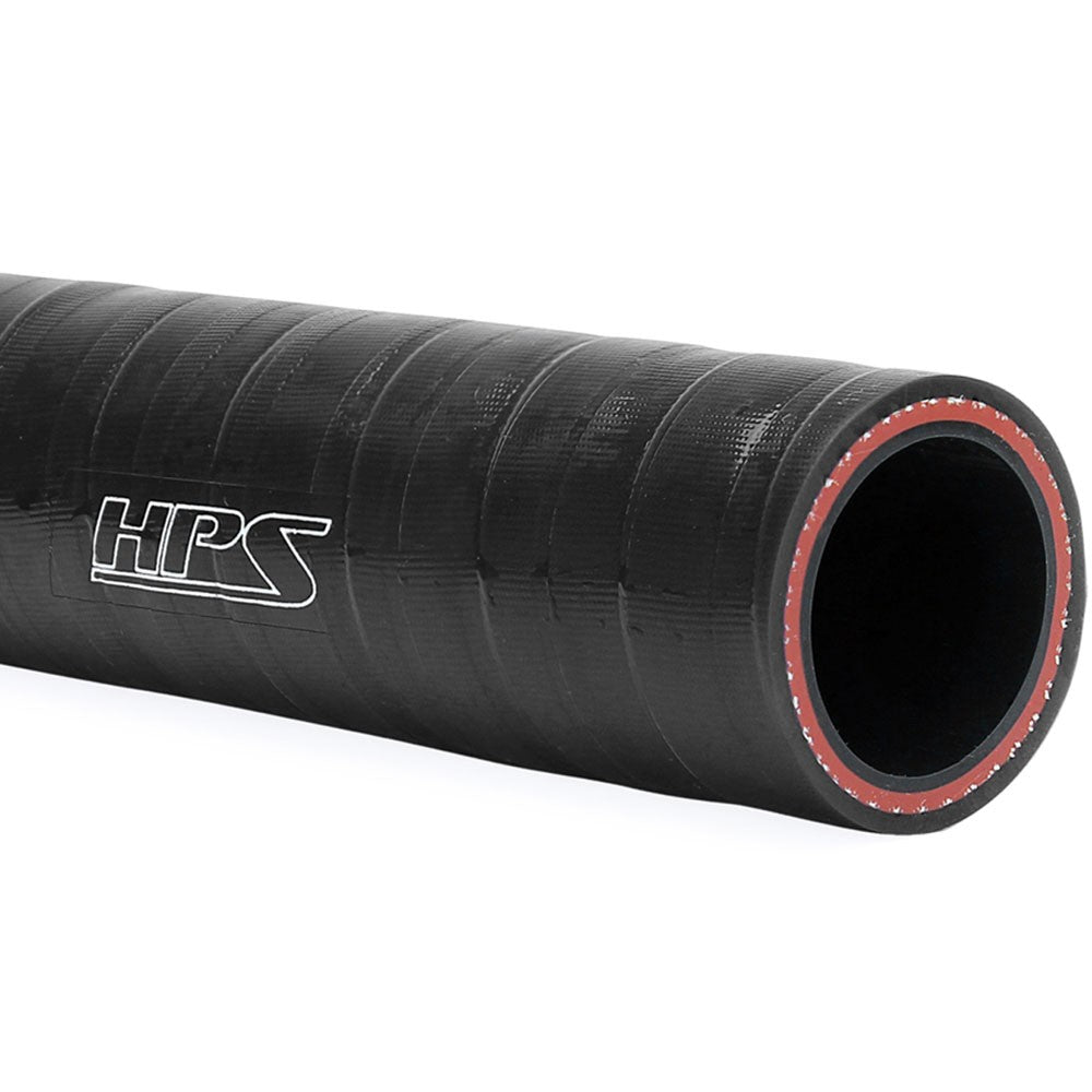 HPS 3/4" (19mm) FKM Lined Oil Resistant Hose FKM-4F-075-BLK (4 Feet Length Black 1-Ply Reinforced Polyester Silicone)-Universal Hose-BuildFastCar